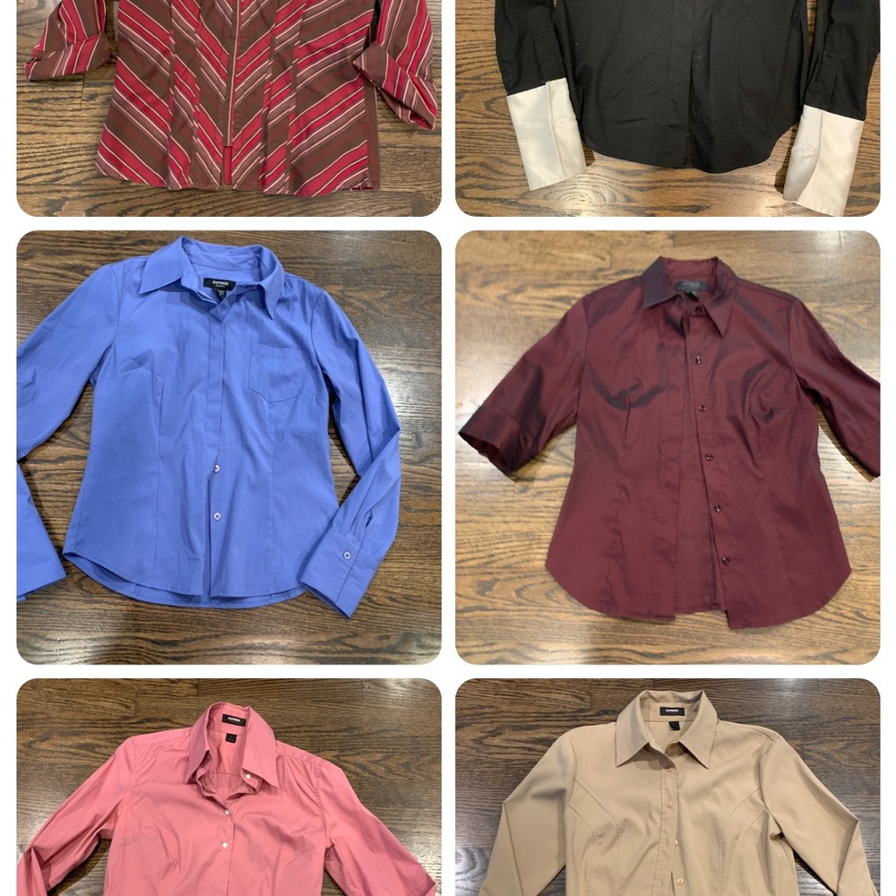 6 Women’s Button Up Tops